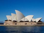 El Teatro de la Ópera de Sidney, en Australia.
